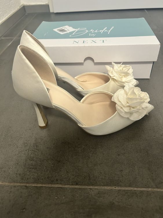 Scarpe Da Sposa Con Tacco 8.5 Cm In Raso E Strass - Pompa A Punta Elegante Per Matrimonio E Feste