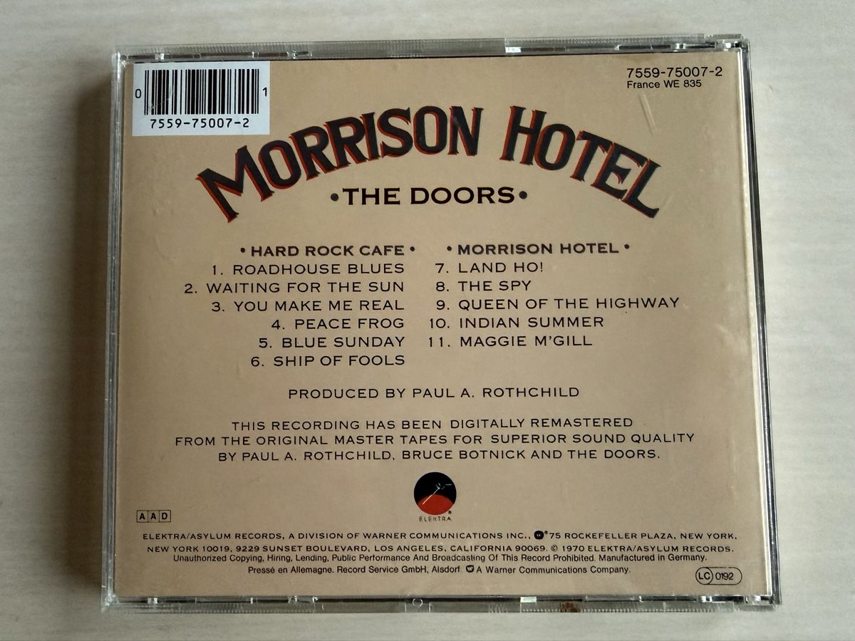 CDs: The Doors - Morrison Hotel CD – D'occasion à Oberried Brienz par Chyara 1
