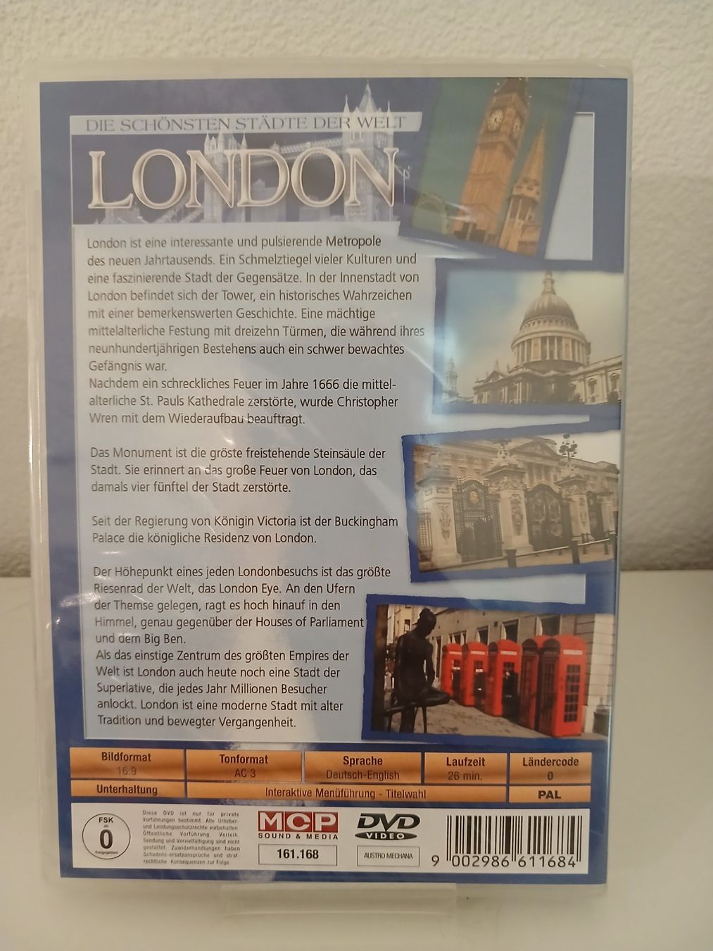 Tutti i DVDs: London Reiseführer/neu – Nuovo e nell'imballaggio originale da St. Margrethen SG venduto da SamusAran 1