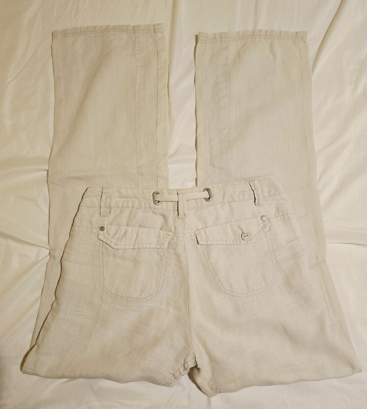 Esprit Pantaloni: Pantalon Esprit en lin, 34/36, large – Usato da La Neuveville venduto da Diamise 3