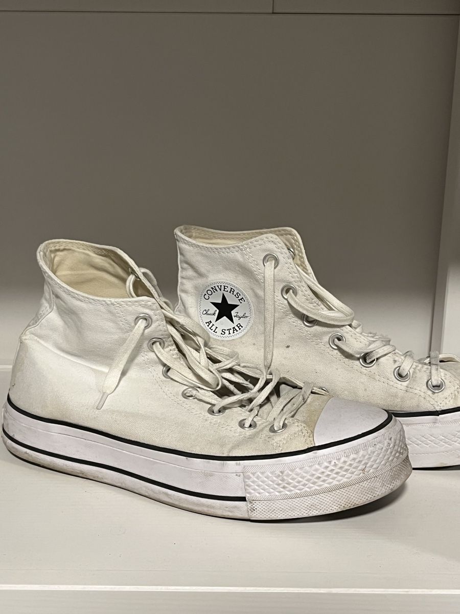 Converse Scarpe da uomo: Converse All Star High weiss Gr. 41 Platform Schuhe – Usato da Giswil venduto da maloouu86