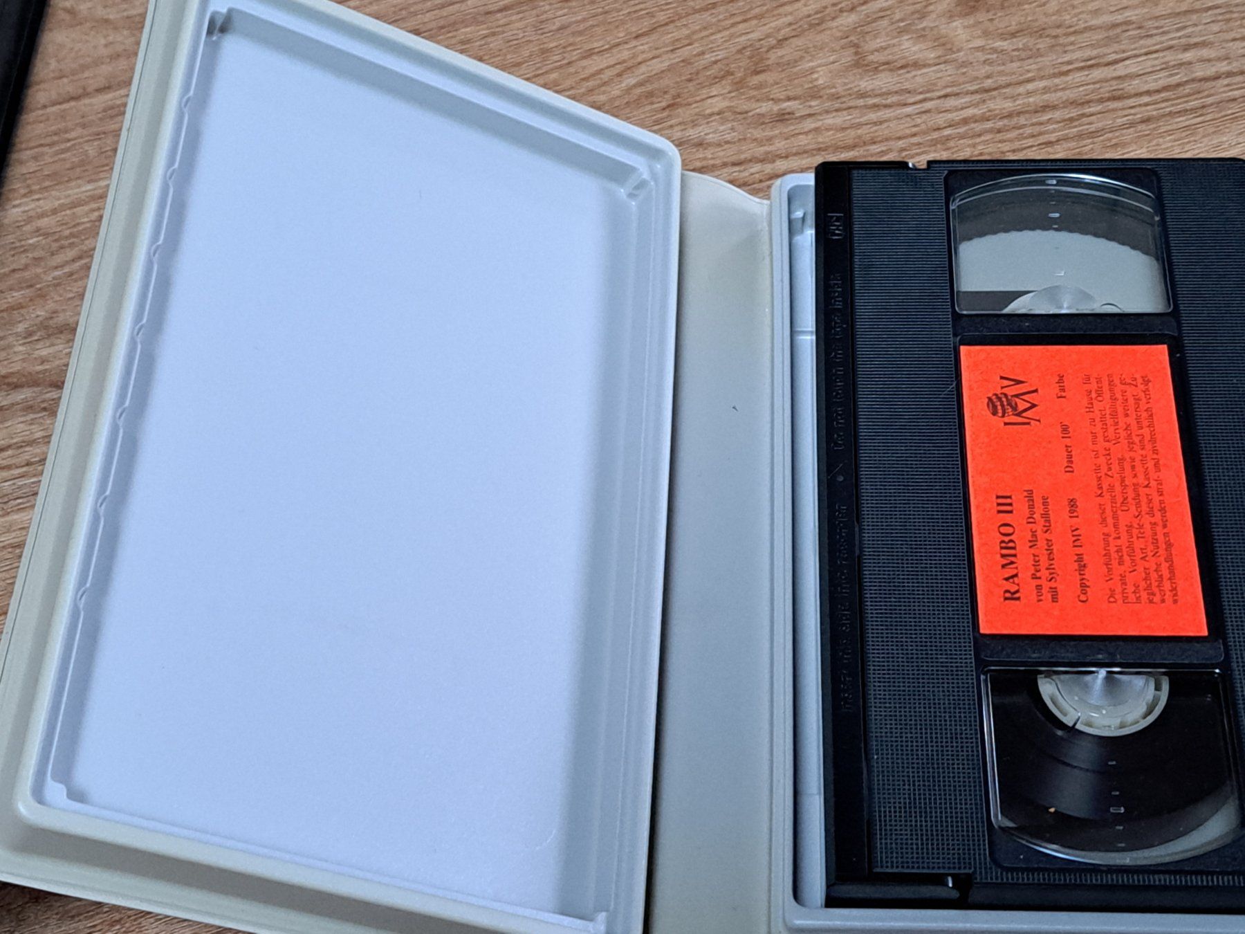 Tutti i VHS: VHS-Video, RAMBO III mit Stallone, Inter Media Video-Edition – Nuovo (secondo la descrizione) da Unterseen venduto da Kanica 7