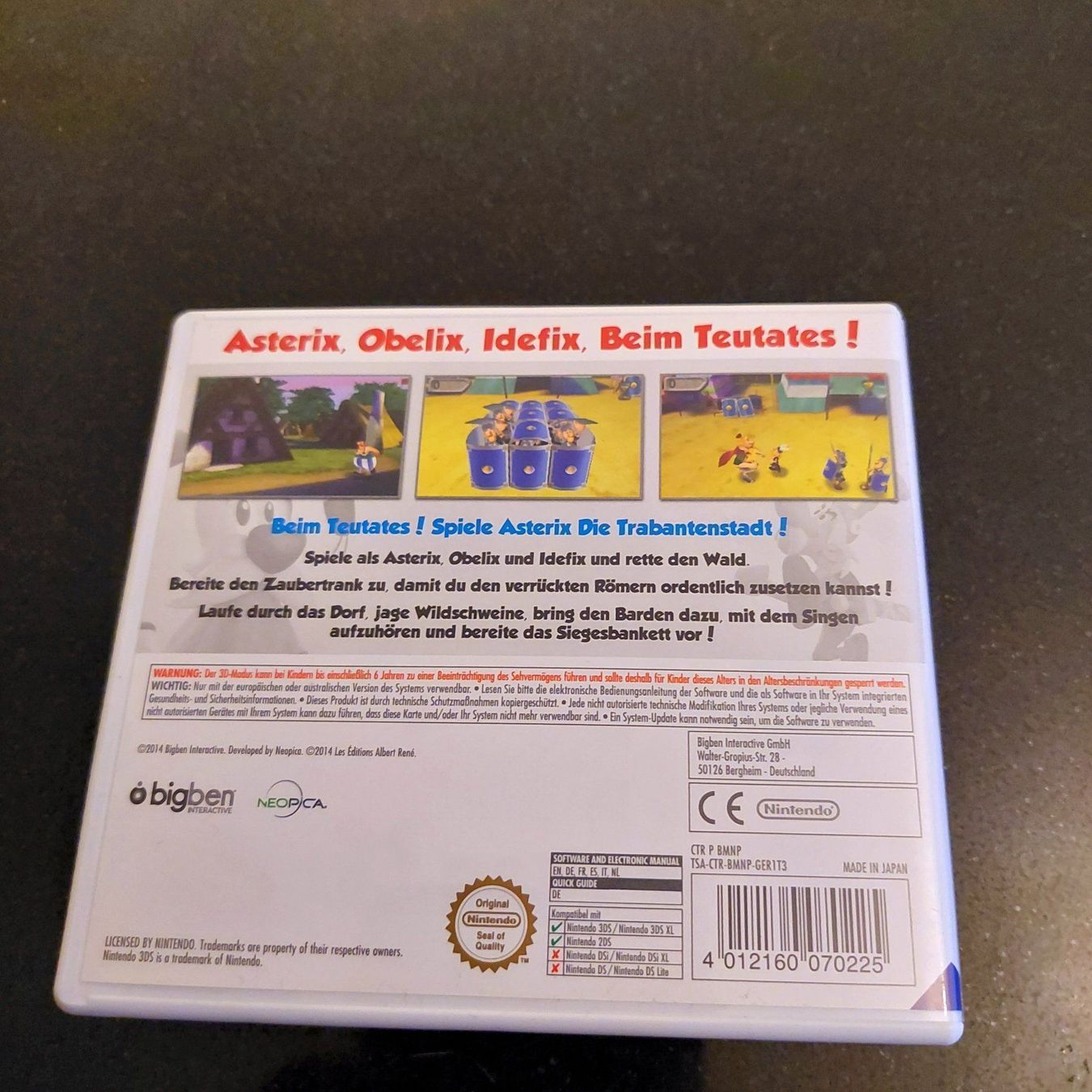 Nintendo Giochi: ASTERIX (PAL) - NINTENDO 3DS – Usato da Spiegel b. Bern venduto da Natix 1