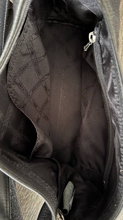 Longchamp Borse da donna: Longchamp Ledertasche, schwarz, kompakt – Usato da Aeugst am Albis venduto da sharnischberg 3