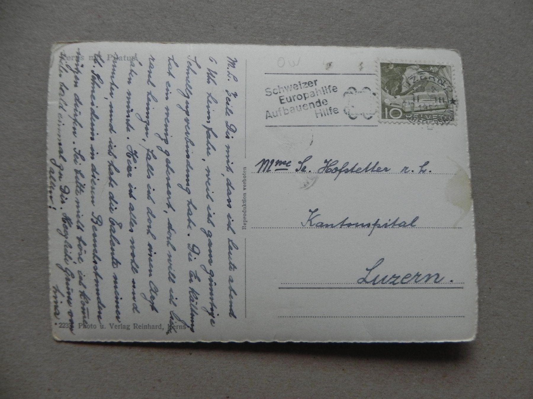 Cartoline postali: Ansichtskarte Karte Kerns OW Obwalden – Usato da Siebnen venduto da krimsie 1