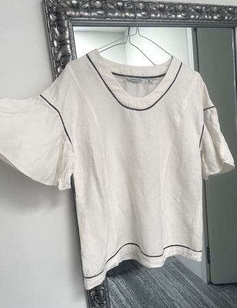 Country Road cotton/Linen Blouse cream size XS l