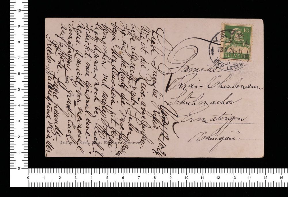 Cartoline postali: Le Lac Léman au clair de Lune – Usato da Riehen venduto da Tignanello1 1
