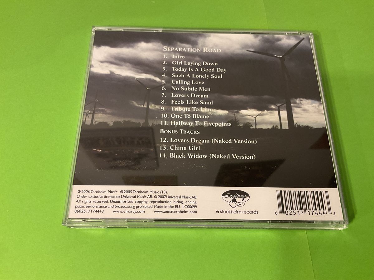 CD: Anna Ternheim - Separation Road CD - Top Zustand! – Usato da Steinach venduto da Quarkie 2
