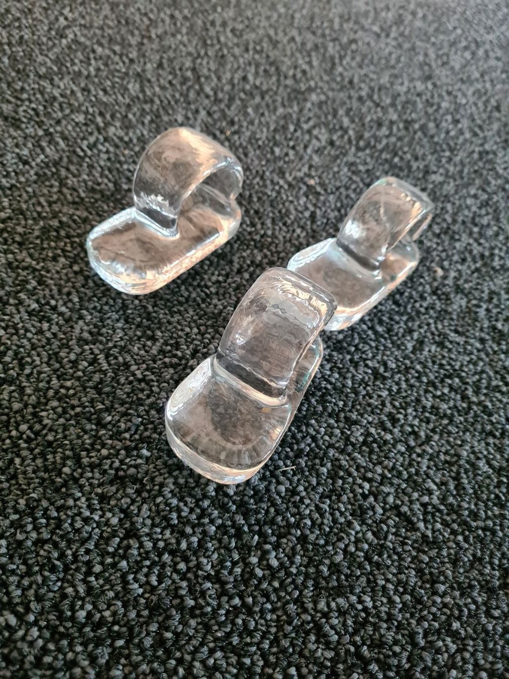 Bicchieri: Serviettenhalter glas 3 Stück – Usato da Ruswil venduto da M71 2