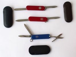 3 kleine Taschenmesser Victorinox + Logos TurMix Schneebeli
