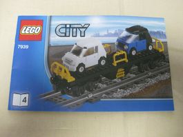 LEGO 7939 City Eisenbahn Auto Transport Wagen