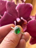 Bague Émeraude et Diamants - Sublime Joie d'Été 💎