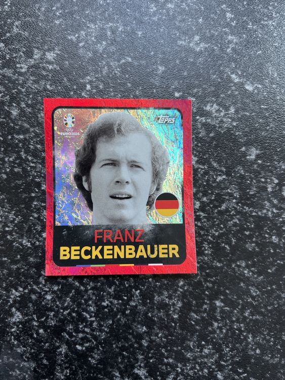 Sticker Topps EURO Germany 2024 - Franz Beckenbauer #LEG9 Brillant Violet