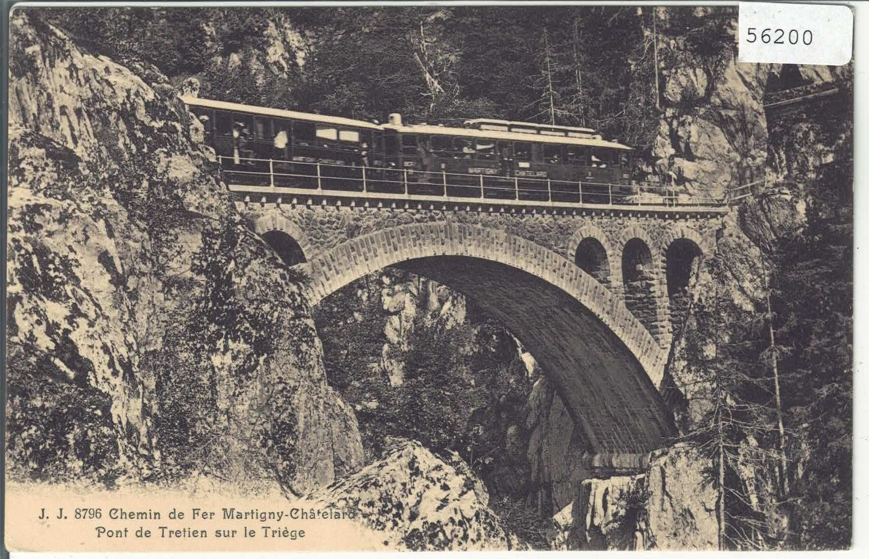 Cartoline postali: Chemin de Fer Martigny-Chatelard - Pont de Tretien sur le Tr – Usato da Ettingen venduto da Kartenplanet