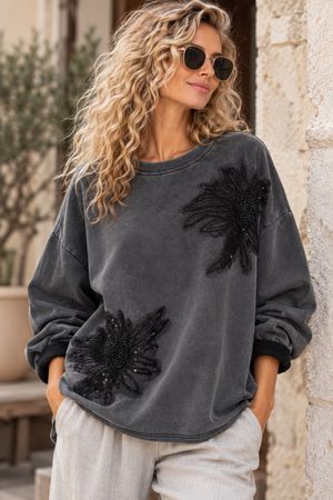 Wunderschönes Sweatshirt Gr.L oversize wie neu