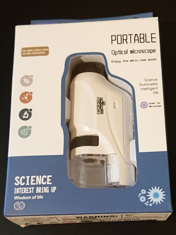 Taschenmikroskop Für Kinder - Tragbares LED Mikroskop Für Naturerkundung