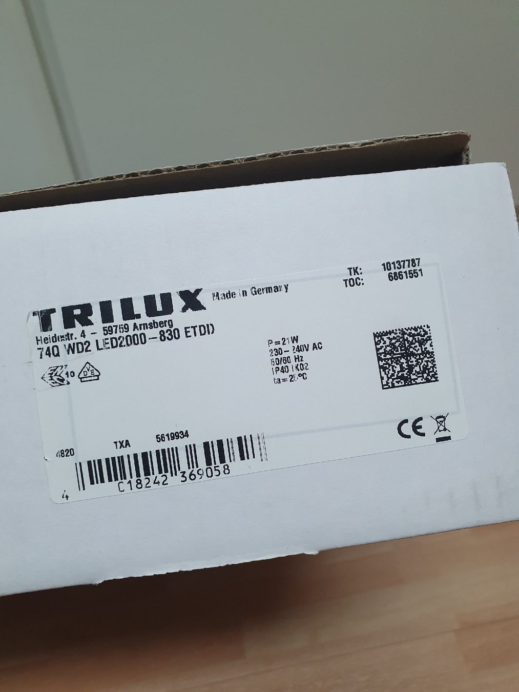 Lampadari & plafoniere: Designerleuchte Trilux – Nuovo e nell'imballaggio originale da Embrach venduto da TMCHZ 5