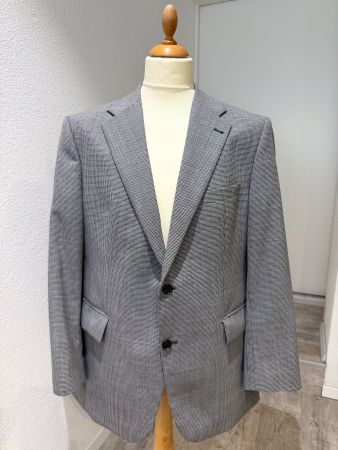 Bäumler Sakko Blazer Herren Gr. 54 Grau Schurwolle