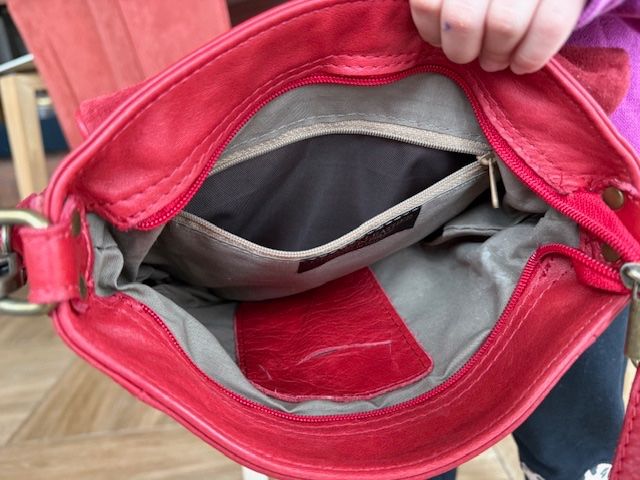 Taschen für Damen: sac à main rouge cuir – Neu (gemäss Beschreibung) aus Enges von cordec 3
