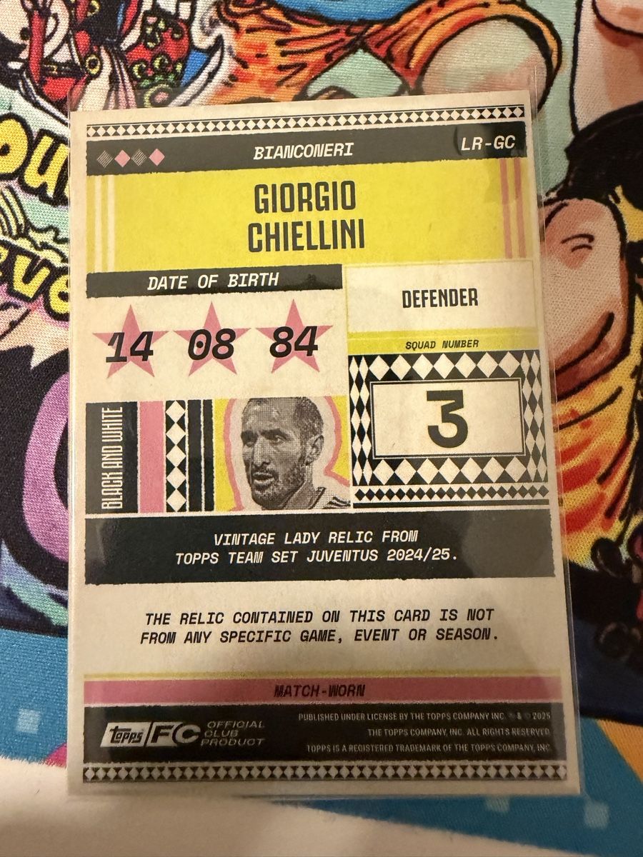 Topps Carte collezionabili: Topps juventus chiellini patch  – Usato da S. Antonino venduto da Mc2495 1