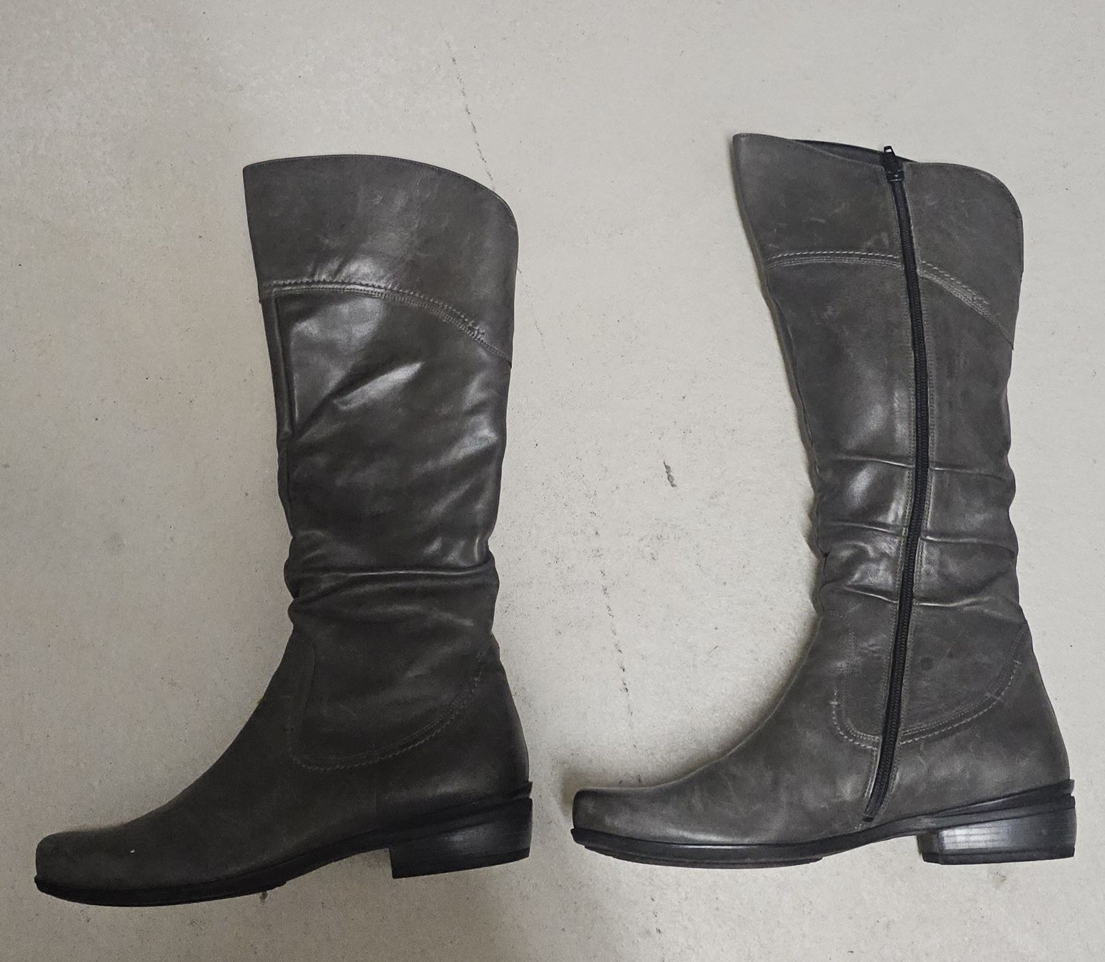 Scarpe da donna: Durea Lederstiefel Grau Grösse 40,5/41, Schaftweite S – Usato da Horgen venduto da ste_sy7h