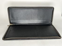 Mappe Dokumente 1960er Jahre Vintage Leder schwarz