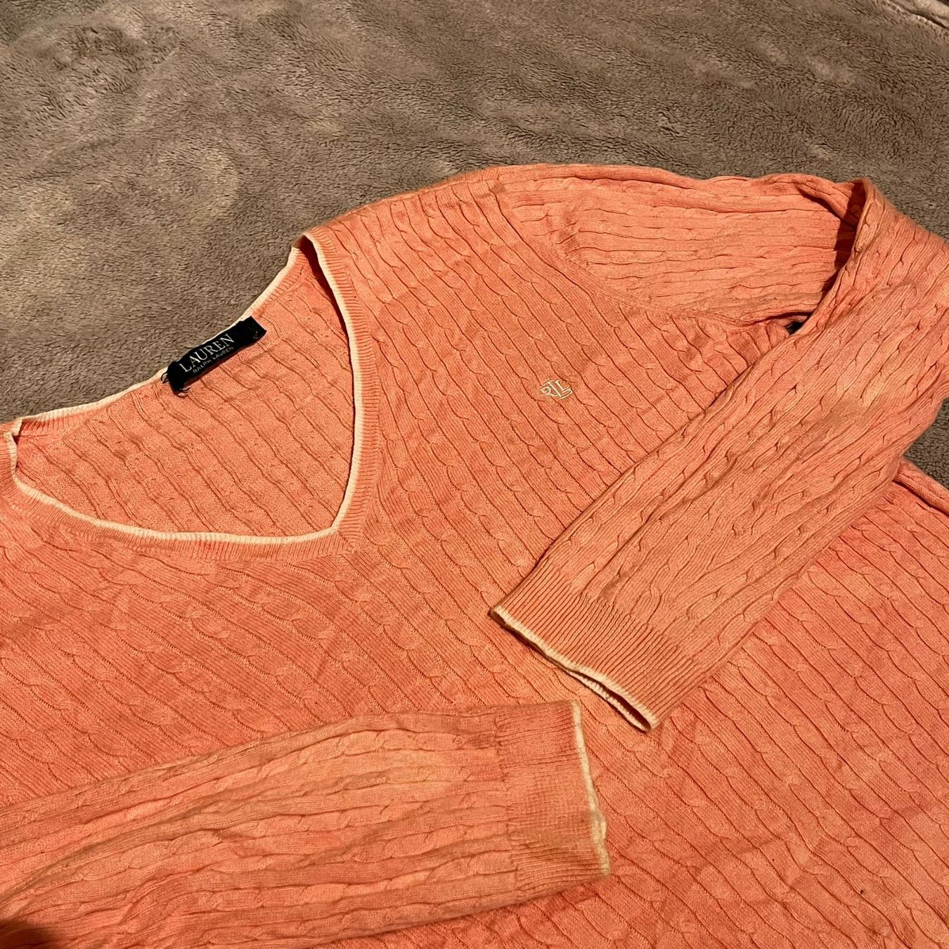 Ralph Lauren Maglioni & Felpe: Pull Ralph Lauren rose pale – Usato da Marin-Epagnier venduto da csc_8765