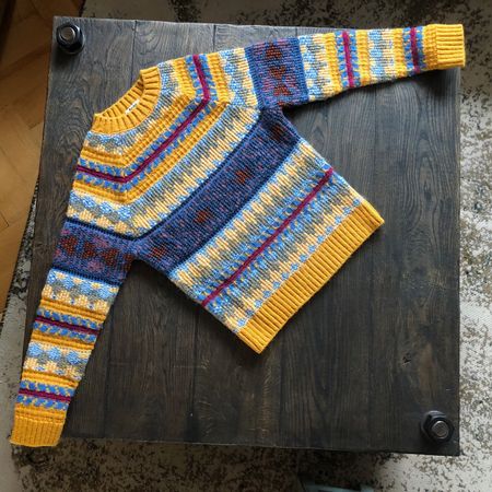 Acne Studios Fair Isle Knitted Sweater, Gr.S