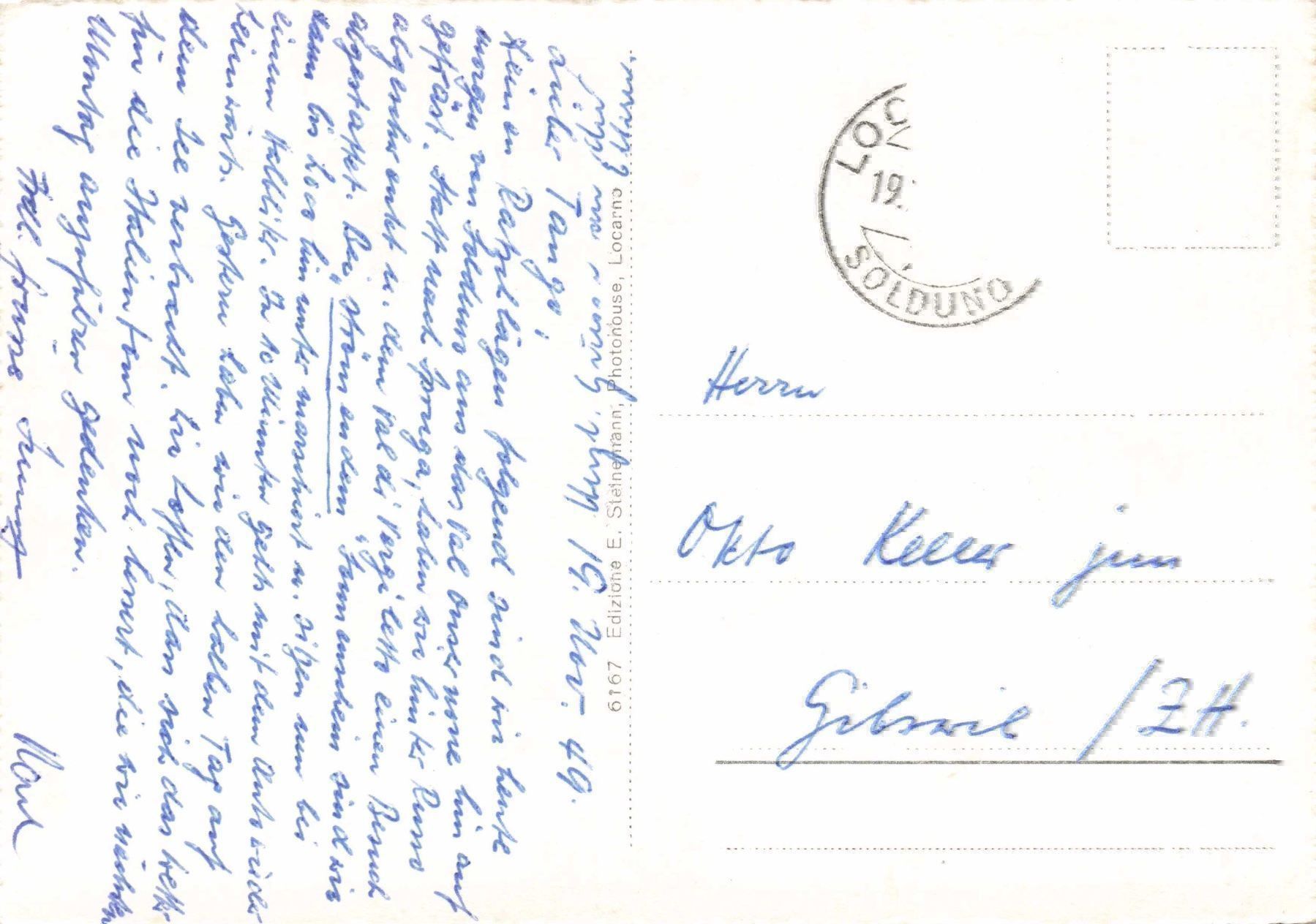 Cartoline postali: Loco Onsernone Ti – Usato da Biasca venduto da Blenio71 1
