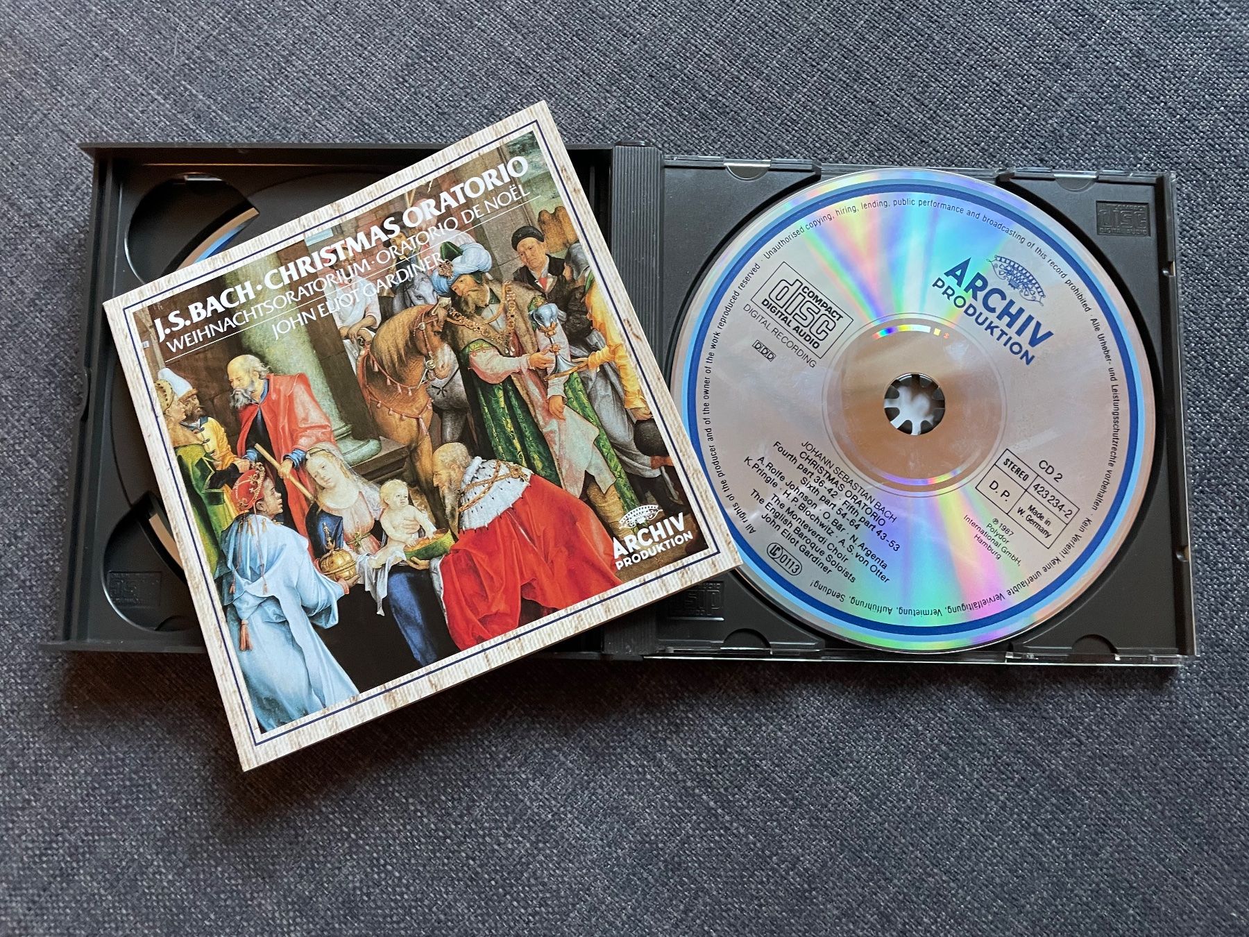 CDs: J.S. BACH: WEIHNACHTSORATORIUM (2CD) – D'occasion à Herrliberg par Divinyl 2
