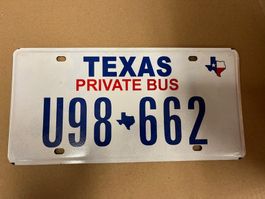 Plaque américaine - Texas