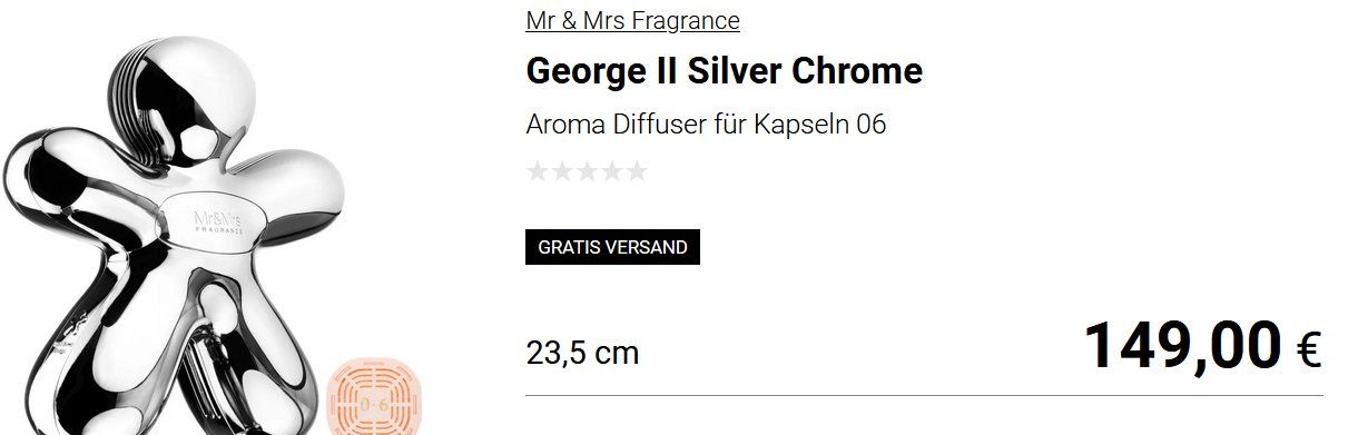 Duftöldiffusoren: Mr&Mrs Fragrance George Raumduftsystem  diffuseur – Gebraucht aus Collonges von arashee 2