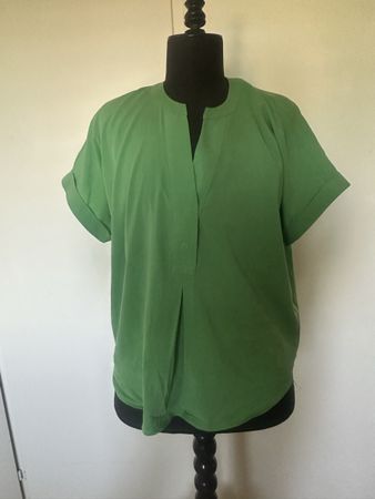 Peter Hahn Sommerbluse, Gr. 40, Top Zustand, Grün