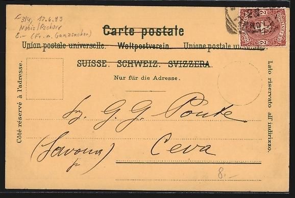 Ansichtskarten: Lugano, Monte San Salvatore dal Monte Br – Gebraucht aus Berlin von bartko-reher 1