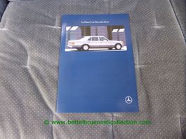 Mercedes-Benz S-Klasse W126 Prospekt 1990/01 französisch