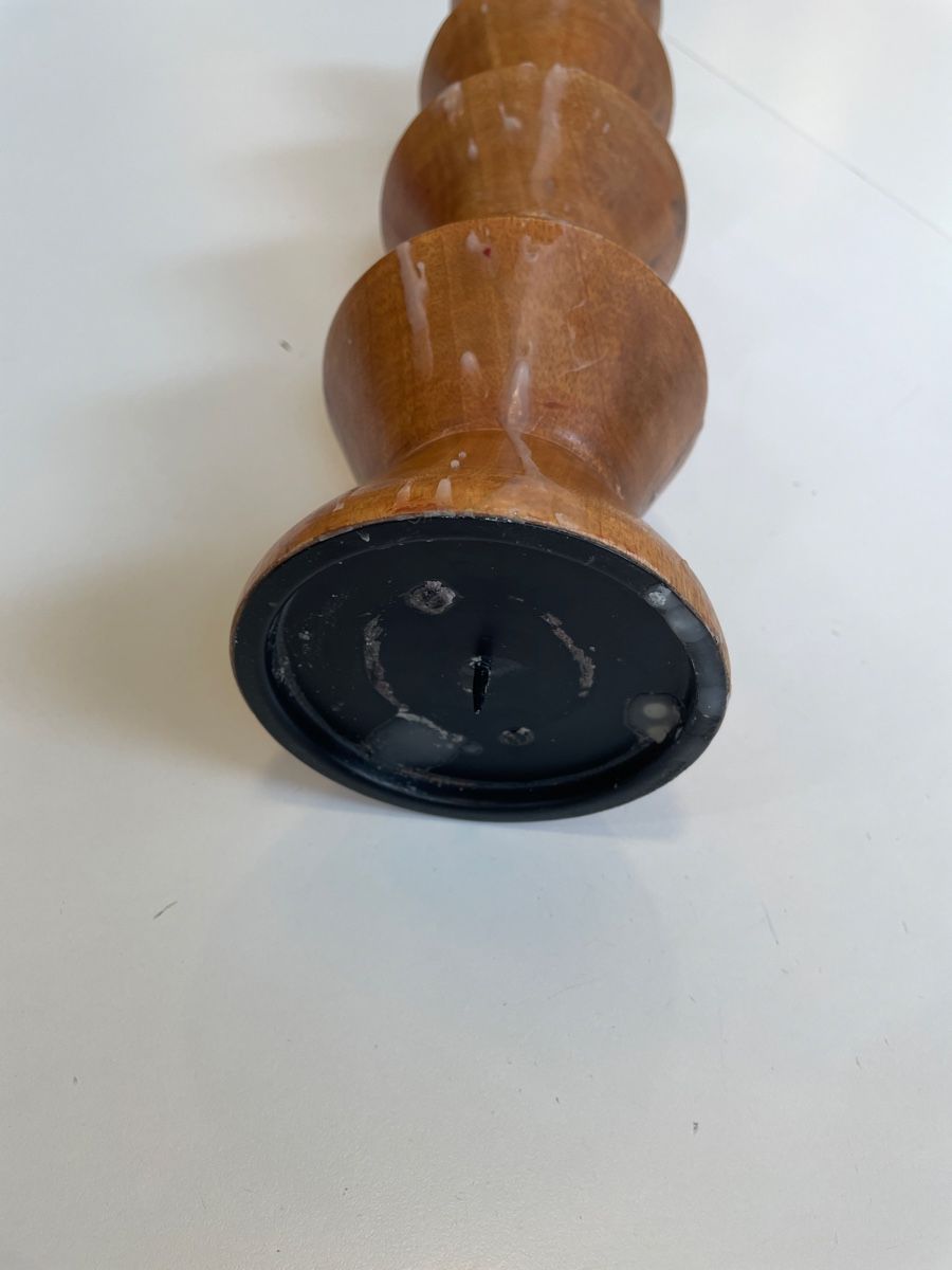 Kerzenständer: Kerzenständer Holz Design 38 cm – Gebraucht aus Zürich von Danokiko 2