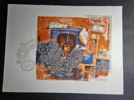 HORST LEMKE LITHOGRAPHIE SIGNIERT NUMMERIERT