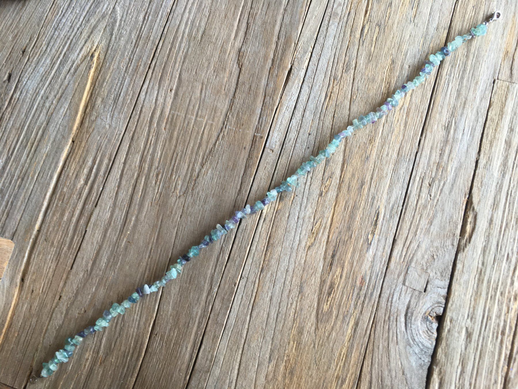 Colliers: FLUORIT  SPLITTERHALSKETTE   LÄNGE 44cm – D'occasion à Aesch ZH par LiquidAktion 6