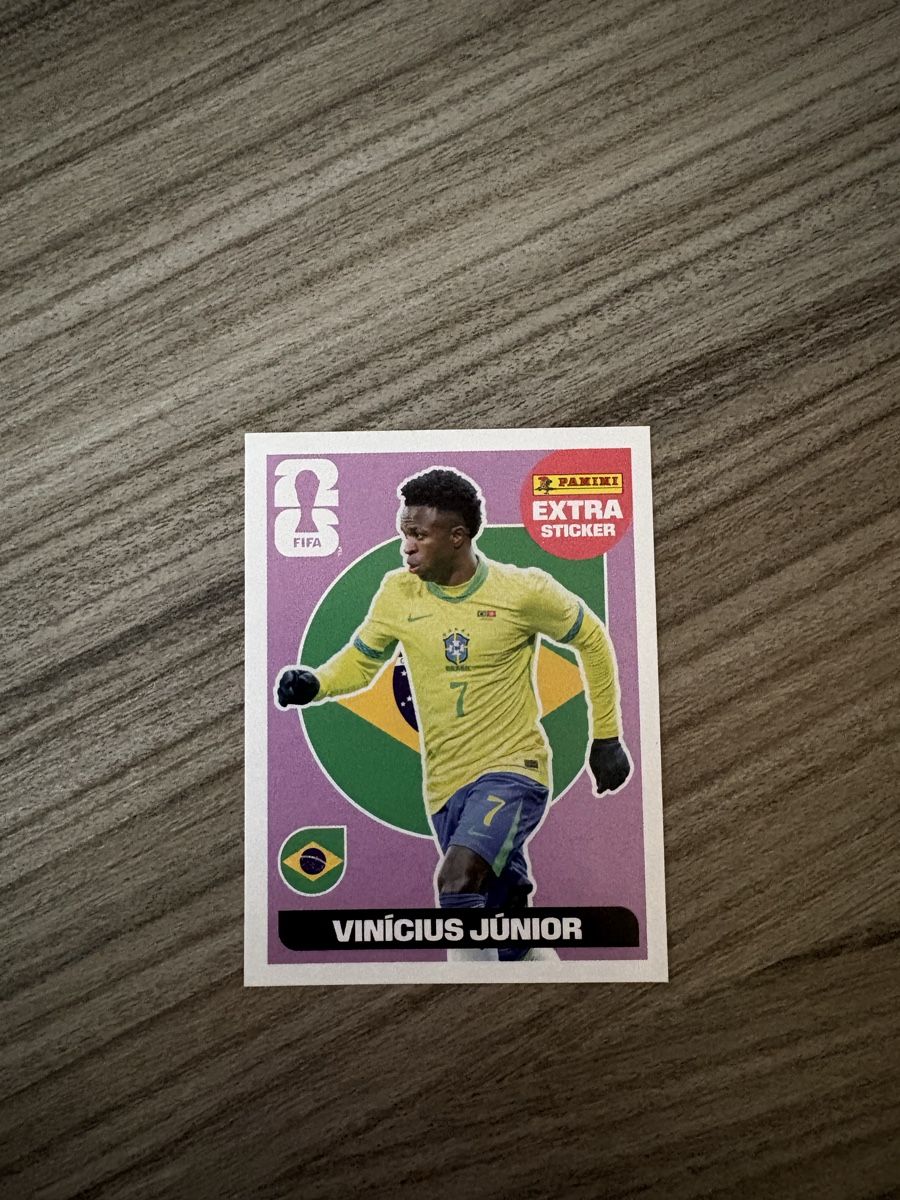 Panini Sammelbilder & Trading cards: Panini Extra Sticker WM 2026 Vinicius Junior – Neu und originalverpackt aus Wünnewil von VinRa