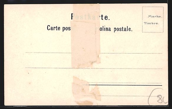 Cartoline postali: Litho Beatenberg, Blick auf Hochgebirge, – Usato da Berlin venduto da bartko-reher 1