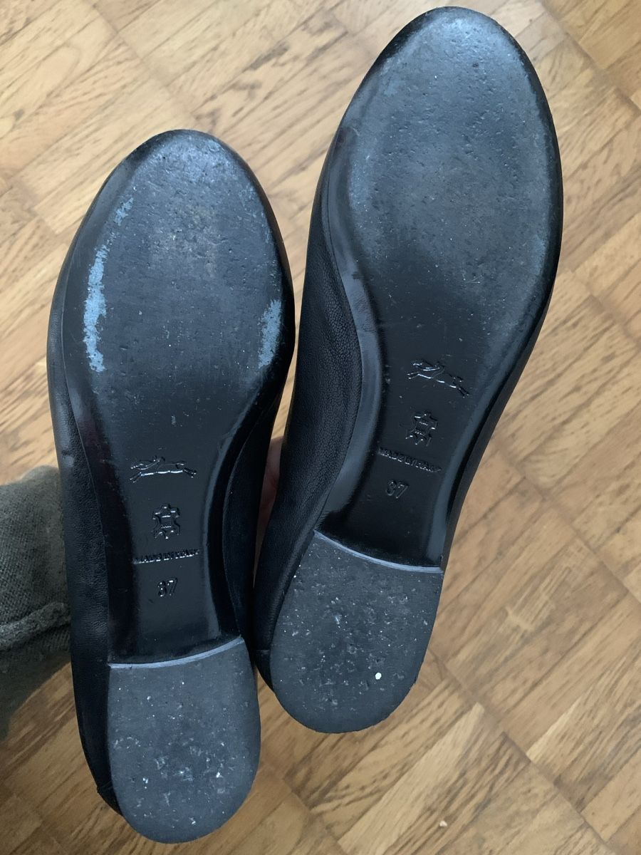 Scarpe da donna: Longchamp leder ballerinas schwarz – Usato da Zürich venduto da Nikuska32 1