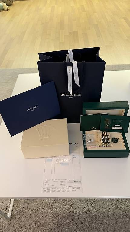 Orologi: Rolex Datejust 41 Bicolor Diamant Full Set 2022 Bucherer – Usato da Wallisellen venduto da ArtonKqiku