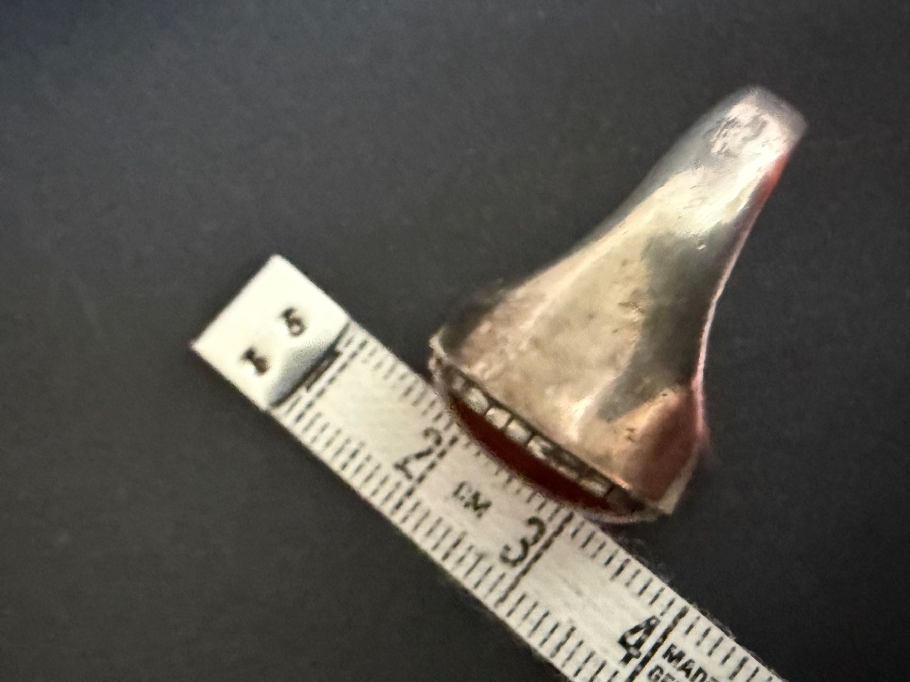 Anelli: Vintage Silber Ring mit Karneol 800 – Usato da Spiegel b. Bern venduto da Rogger72 2