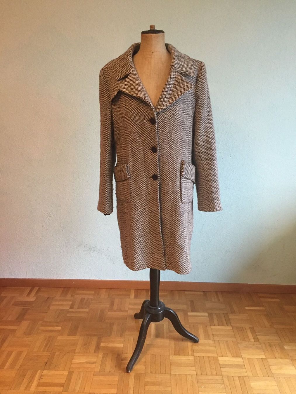 Mäntel: Manteau brun et blanc – Gebraucht aus Genève von ct_fqr8