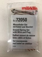 Märklin H0 72050 5 St. Massefeder Set Kabel Stecker in OVP