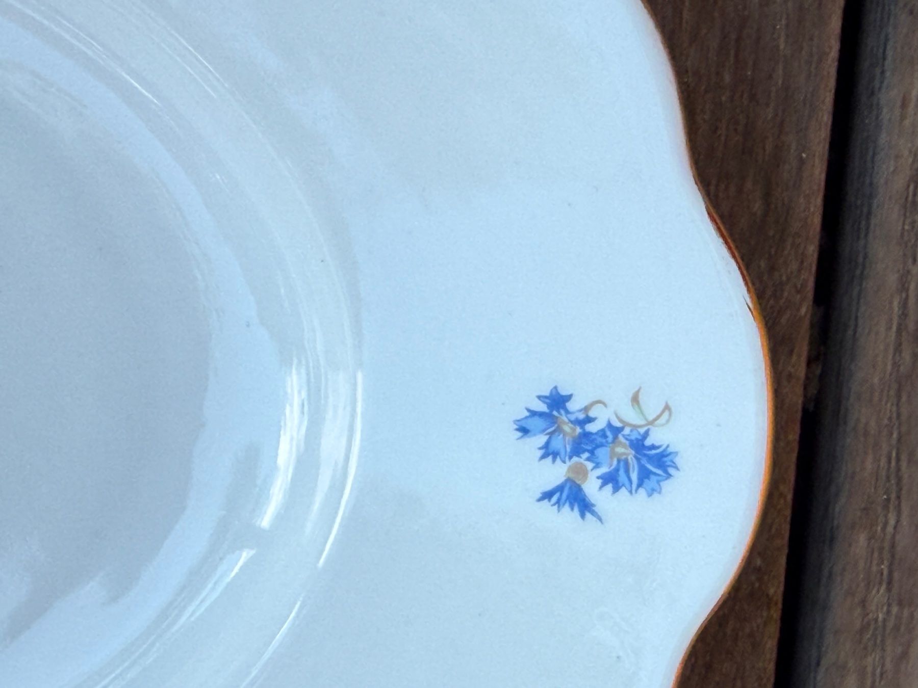 Piatti di portata: Kornblumen Platte Teller gross alt – Usato da Wittwil venduto da Schnaeppli64 1