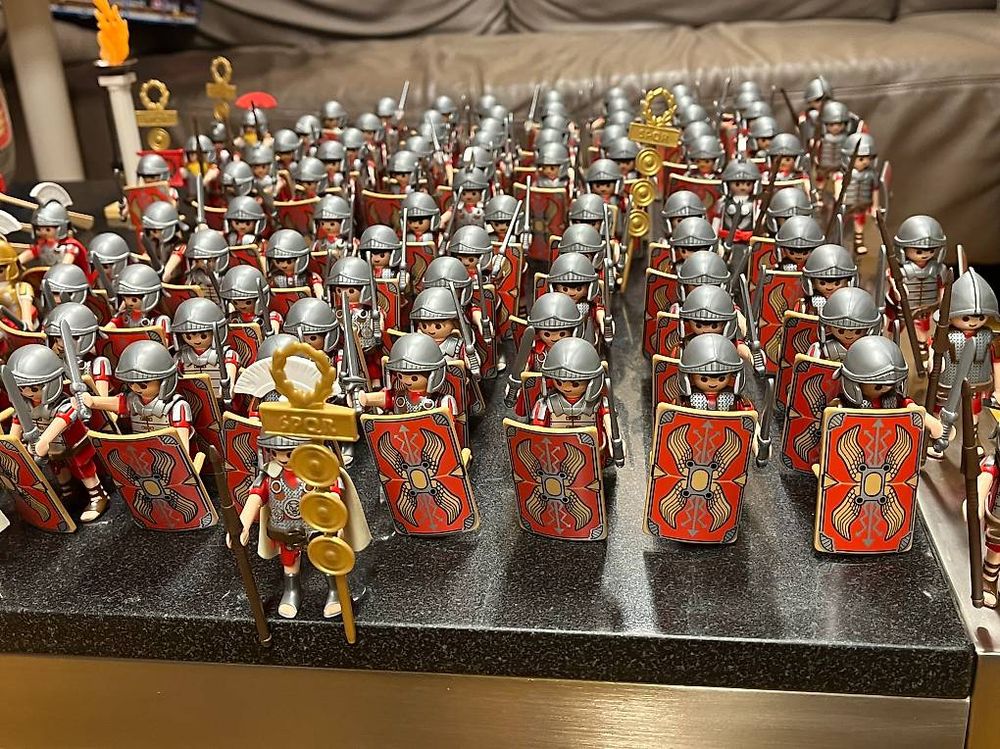 Playmobil, Römer, Schiffe, Soldaten, Wagen, Waffen, (Gebraucht) in ...