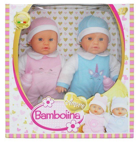 Puppen: Puppen 28 cm Zwillinge – Neu und originalverpackt aus Oensingen von Liquidations-Shop