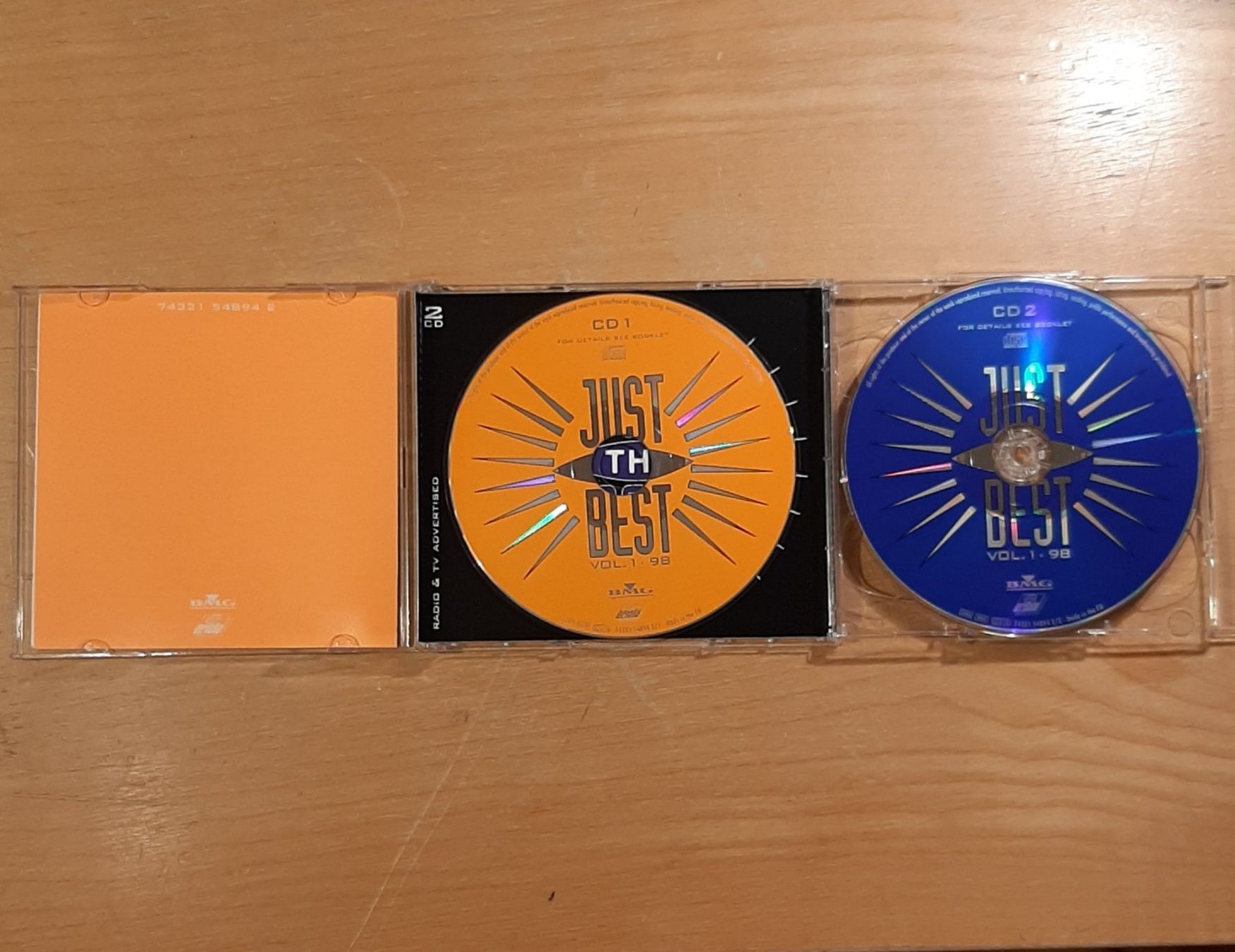 CD: Just The Best Vol. 1-98, 2CD Hit Compilation Sampler 1998 – Usato da Schönenberg TG venduto da breiti12 2