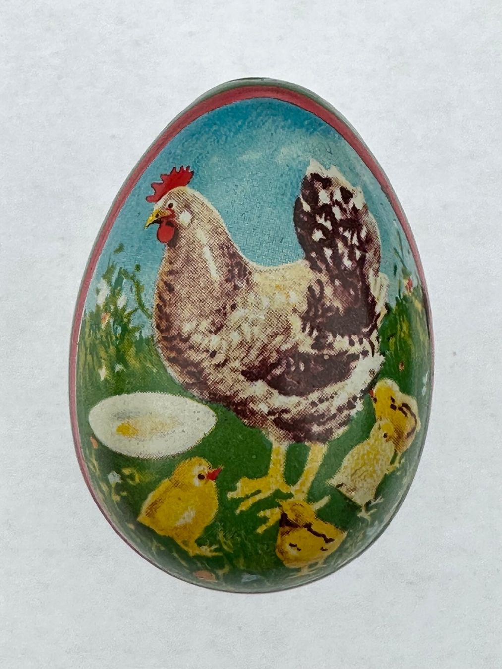 Toutes les décorations: kleinstes Blechei, Osterei Blech, Metall Eier, Osterdeko – D'occasion à Adligenswil par e17s15